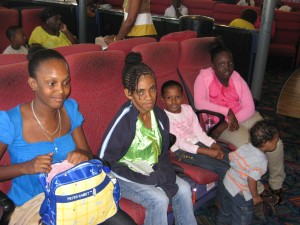 Tobago pics 1291 Children anxiously await to reach Tobago