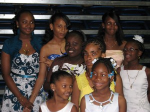 Children from Ezekiel Home , Preysal all excited and ready to Model on stage