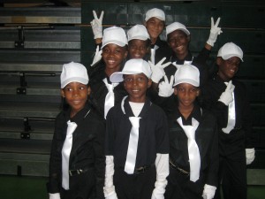 IMG_2562 The Jesus Cares Family Cottage, Arima , all smartly dressed perform on stage
