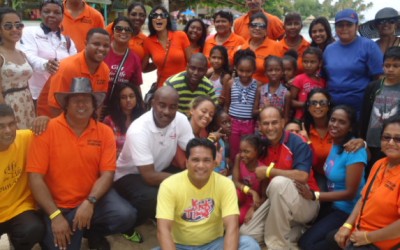 Children uplifted in Tobago.