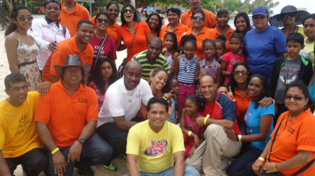 Children uplifted in Tobago.